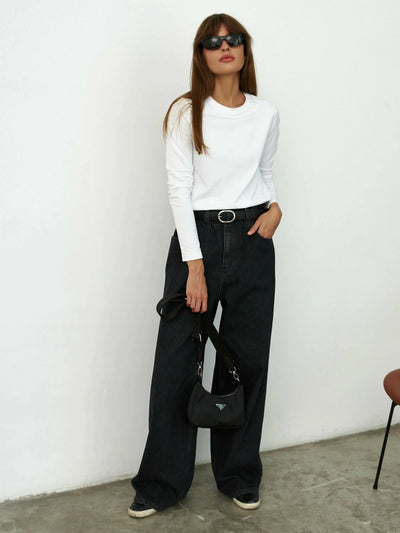 חולצת בייסיק שרוול ארוך