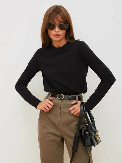 חולצת בייסיק שרוול ארוך