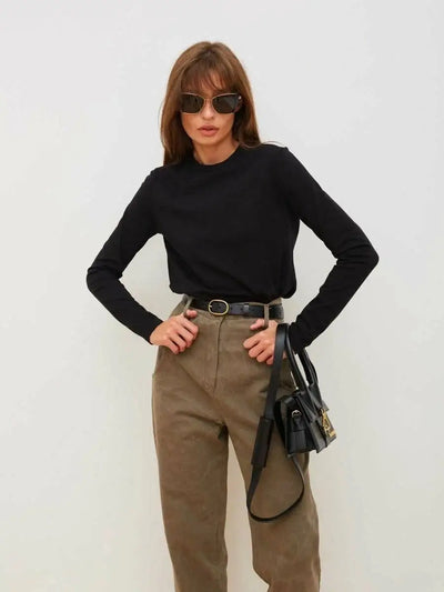 חולצת בייסיק שרוול ארוך