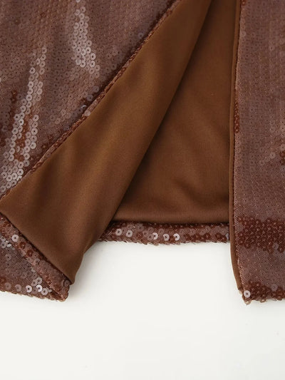 שמלת פאייטים גב פתוח