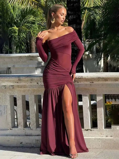 פריז - שמלת מקסי אופנה