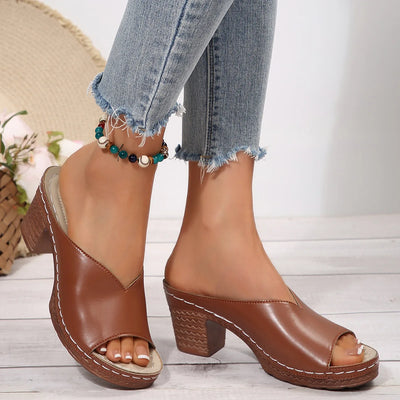 שרונה - נעל אורתופדית עם עקב