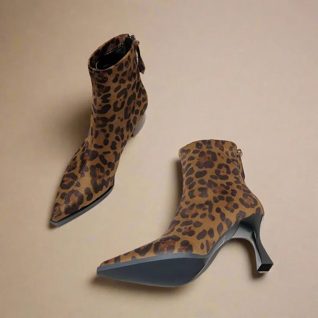 ים - מגפי שפיץ מנומר